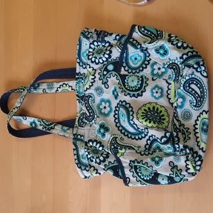 Thirty One 31 Retro Metro Organizing Tote Bag Paisley